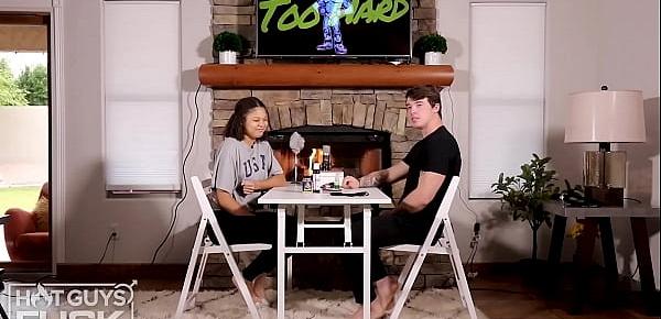 trendsThe HotGuysFUCK Experience With "The Pussy Pounder" - Mixed Redbone Teen With PHAT Ass Orgasms Over And Over Making Her Legs Shake